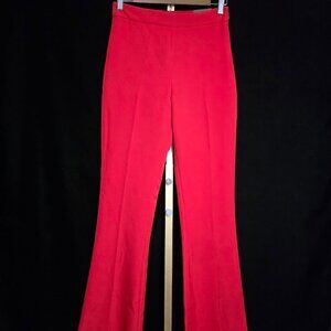 NWT Express High Waisted Flare Pant in Red 2L